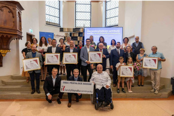 Další obce získaly prestižní certifikát. Rodinám se v nich žije dobře
