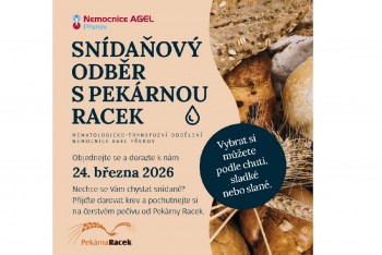Nemocnice Přerov: Darujte krev a začněte den snídaní